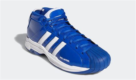 Available Now Adidas Pro Model 2g In Scarlett And Team Royal