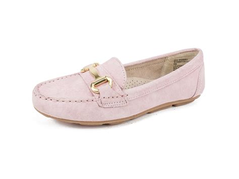 White Mountain Womens Scotch Leather Closed Toe Loafers