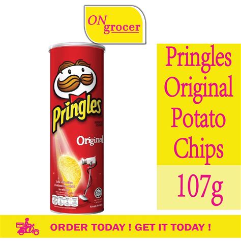 Pringles Original Potato Chips 107g Shopee Malaysia