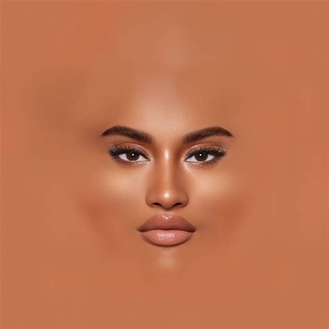 Light Skin Dark Skin Sims 4 Cc Skin Sims Cc 3d Face Model Skin Mapping Black Couple Art