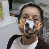 Also the horse head mask that we offer has been intricately designed by highlighting all features of a horse's face. Funny Horse Face Cloth Face Mask | Allbluetees.com