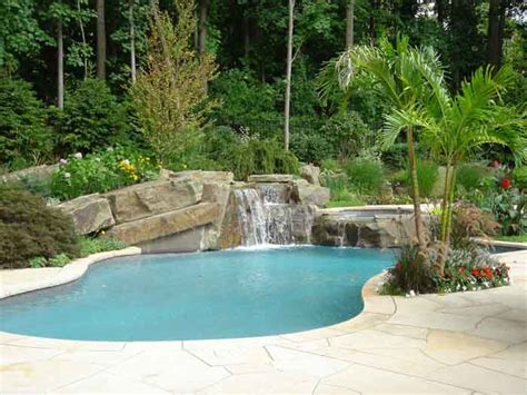 Swimming Pool Waterfall Designs Home Decorating Ideas