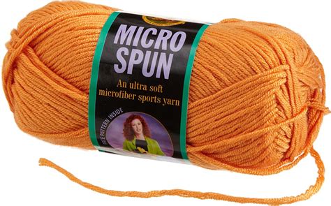 Lion Brand Yarn 910 186a Microspun Yarn Mango