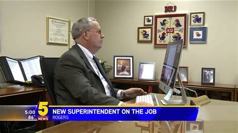New Rogers Public School Superintendent On The Job
