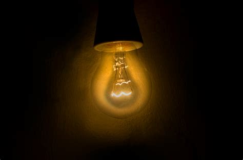 Yellow Light Bulb · Free Stock Photo