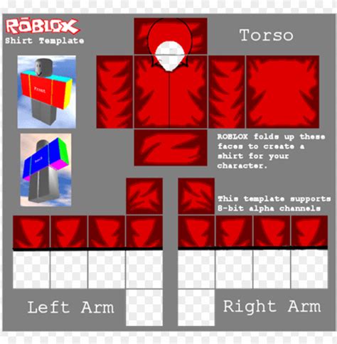 Roblox Com Images Shirttemplate Clipart Shirt Template 10 Free