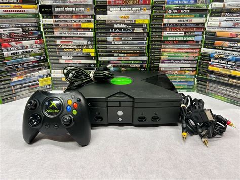 Xbox Original Console Bundle Woriginal Controller And 3 Random Games