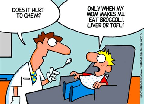 health and medical cartoons randy glasbergen today s cartoon dental fun dental jokes
