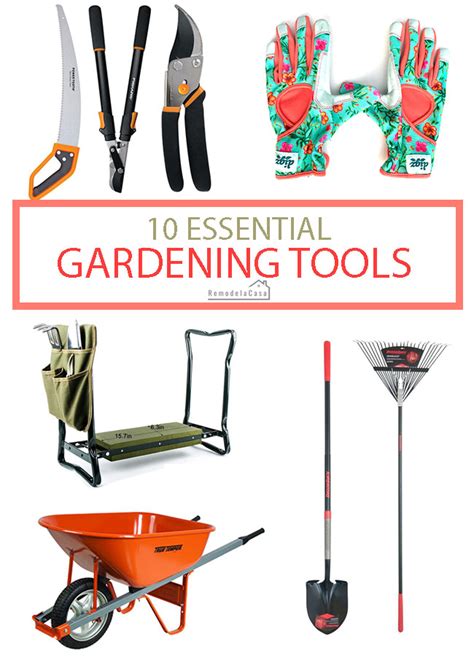 10 Essential Gardening Tools Remodelando La Casa