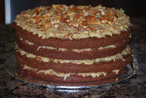 German chocolate cake is a chocolate cake paired with a delicious coconut pecan frosting, that is sweet and slightly caramelly in flavor. My story in recipes: German Chocolate Cupcakes