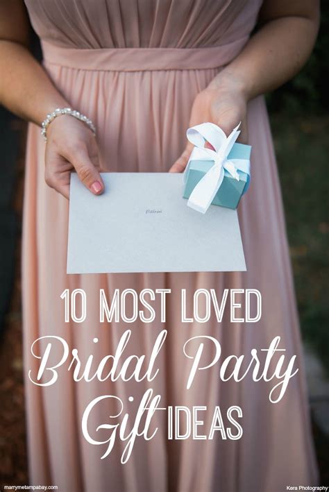 10 Most Loved Bridal Party T Ideas Bridesmaid T