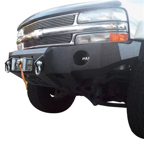 Iron Bull Bumpers® Chevy Avalanche 1500 2002 Base Front Winch Black