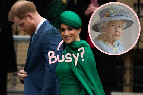 Prince Harry Meghan Markle Reportedly Want To Meet With The Queen But About What Perez