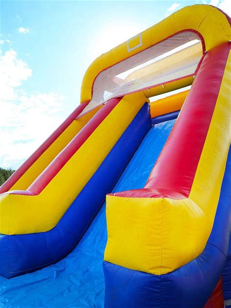 Commercial Grade Garden Home Use Wet Inflatable Water Slide With Pool