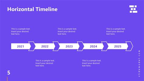 Business Deck Timeline Slide Powerpoint Slidemodel