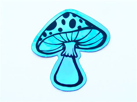 Psychedelic Mushroom Sticker Decal Laptop Decal Car