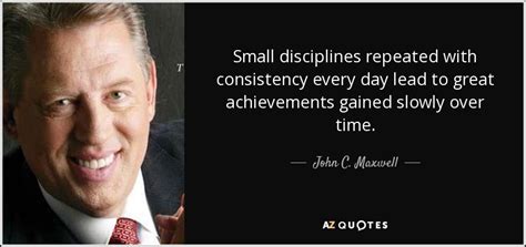 Most people in the world are engaging in online trading and exchanging. John C. Maxwell quote: Small disciplines repeated with ...
