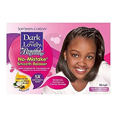Dark And Lovely Beautiful Beginnings No Mistake Smooth Relaxer Creme