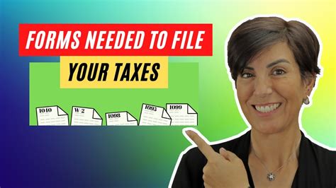 Forms Needed To File Taxes YouTube