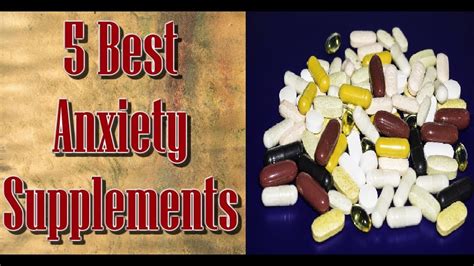 Top Best Natural Supplements For Anxiety That Works Fast Youtube