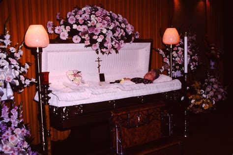 Open Casket Funeral Post Mortem Coffin Vintage 1960s 70s 35mm Slide