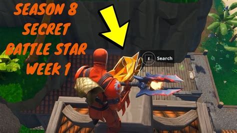 Fortnite Season 8 Week 1 Discovery Challenge Secret Battle Star