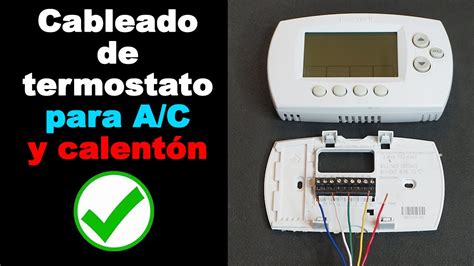 El cableado básico del termostato YouTube