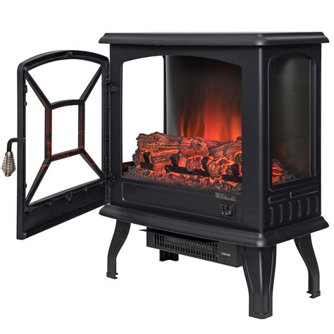 The only downside of a fireplace stove is they require ventilation and they do not work the best in a larger room. Electric Stove Heater Fireplace 20 Retro Style Floor ...