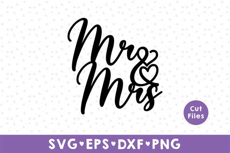 Mr And Mrs Cake Topper Svg Cake Topper Svg Wedding Cake Etsy