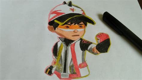 Will boboiboy find his way back home or will he live here and start a brand new life in a world full of magic? Drawing Boboiboy Supra - YouTube