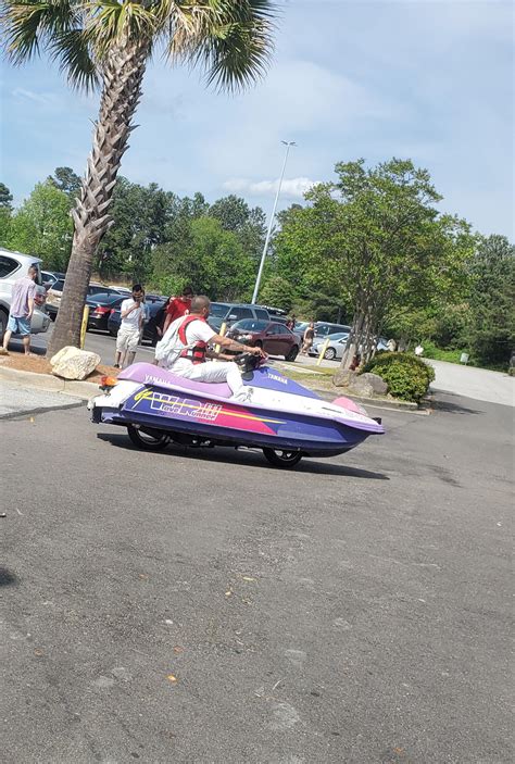 Some guy drove past me at work on a jet-ski scooter. : r/pics