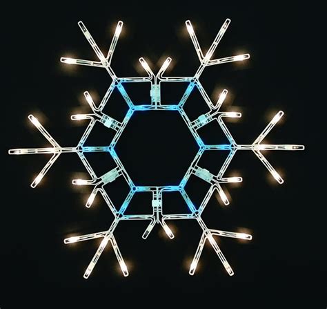 36 Snowflake Outdoor Light Christmas Decor Decorating With Christmas