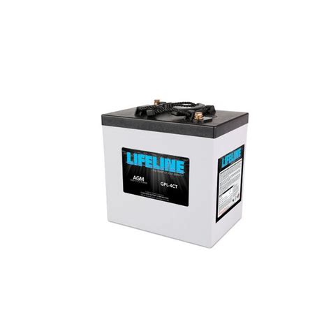 Lifeline 6v Rv Deep Cycle 220ah Agm Battery