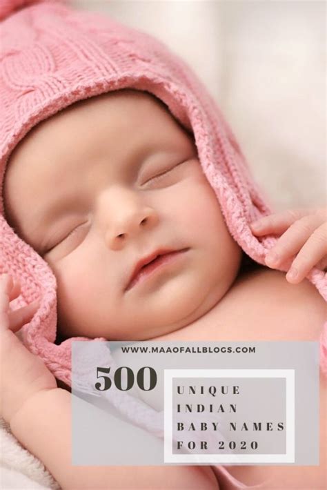 500 Plus Unique Indian Baby Names 2020