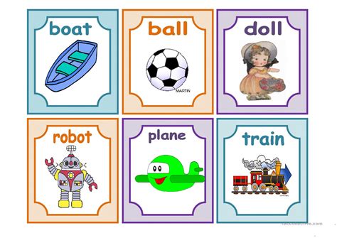 Toys Flashcards Worksheet Free Esl Printable Worksheets Made By Teachers