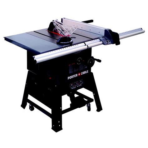 Porter Cable 10 In Carbide Tipped Steel Blade 15 Amp Table Saw In The