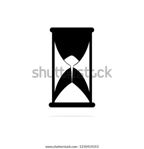 Sandglass Icon Vector Concept Illustration Design Stock Vector Royalty