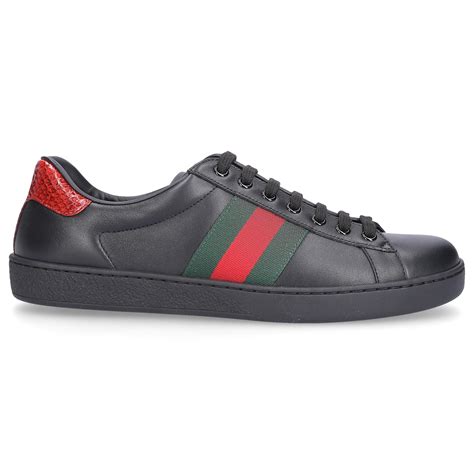 Gucci Leather Sneakers Black New Ace For Men Save 46 Lyst