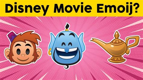 can you guess disney movies from emoji disney emoji quiz 🧞‍♂️ youtube