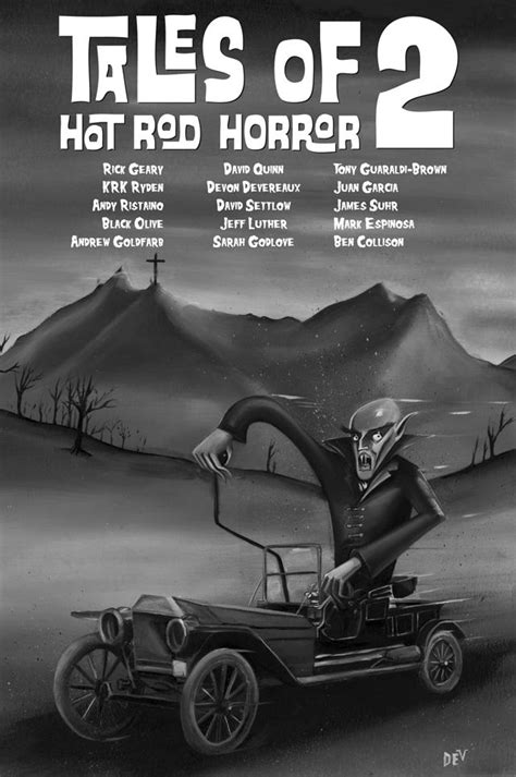 Tales Of Hot Rod Horror Volume 2 A Graphic Novel By Devon Devereaux Graphic Novel Horror