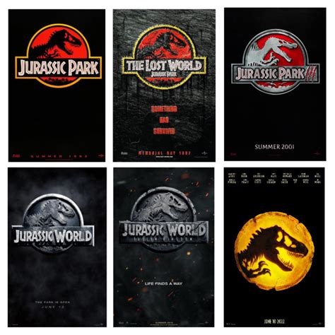 Here It Is — The Complete Set Of Jurassic Park Teaser Posters Spanning