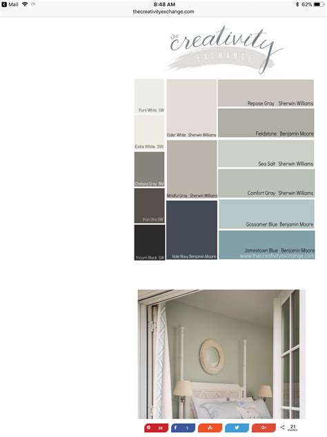 Pin by Ann Stapor on Paint colors | Repose gray sherwin williams, Eider ...