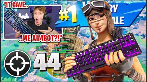 I Used The Fastest Keyboard For Fortnite And It Turned Me Into This