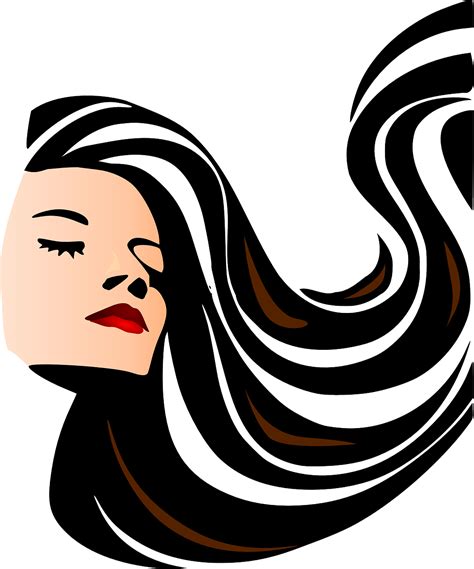 Woman Girl Brunette Beauty Face Png Image Long Hair Clip Art