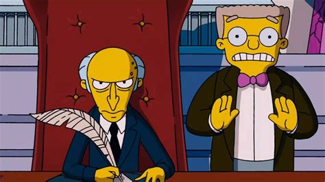 The Simpsons Waylon Smithers Is Set To Finally Come Out As Gay To Mr