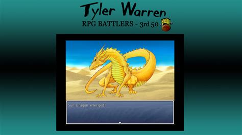 Rpg Maker Vx Ace Tyler Warren Rpg Battlers 3rd 50 On Steam