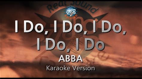 Abba I Do I Do I Do I Do I Do Karaoke Version Youtube