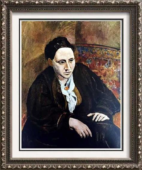 Pablo Picasso Gertrude Stein C1906 Fine Art Print