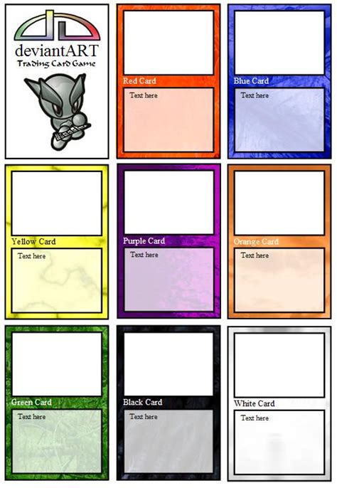 Trading Card Game Template