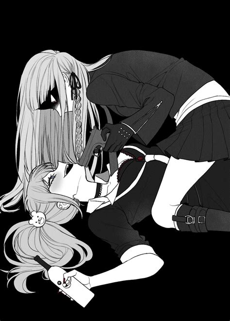 Kirigiri Kyoko And Enoshima Junko Danganronpa And 1 More Drawn By